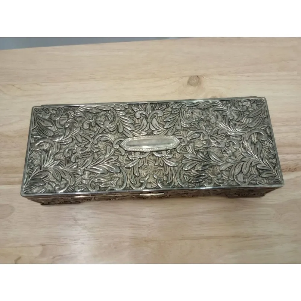 Godinger silver plated jewelry box